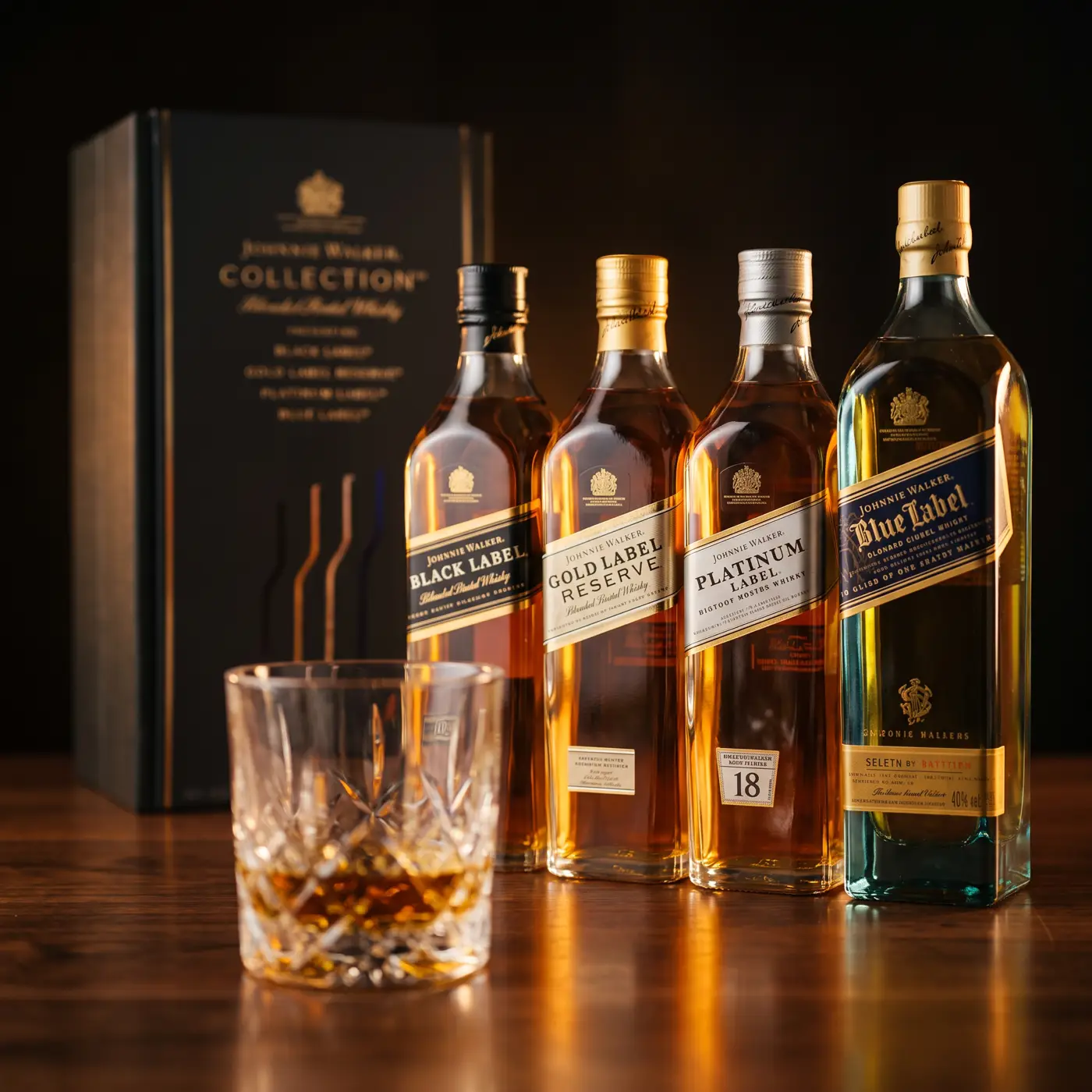 Johnnie Walker Collection 4x 0,2l GB